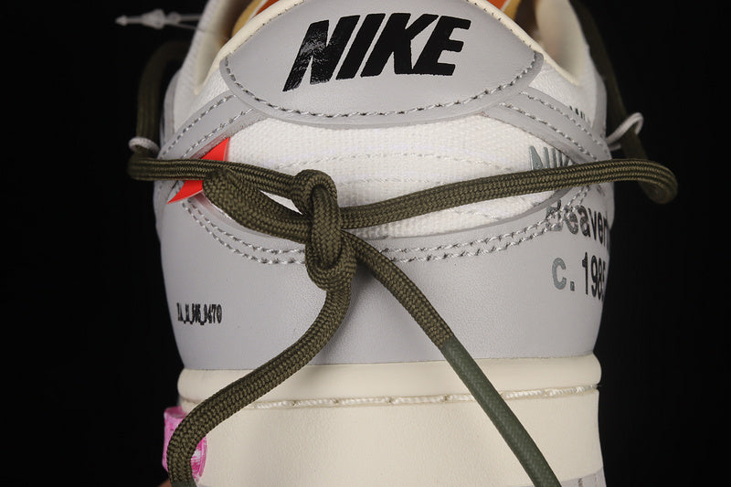 SB Dunk X Off White Lot 22 Of 50 Sail/Neutral Grey