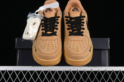 Air Force One Low Black/Wheat