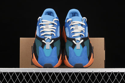 Adidas Yeezy Boost 700 Bright Blue/Core Black-Orange