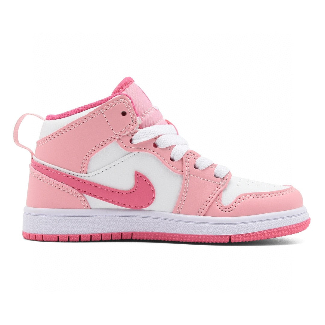 Kids Air Jordan 1 High  'White Light Pink'