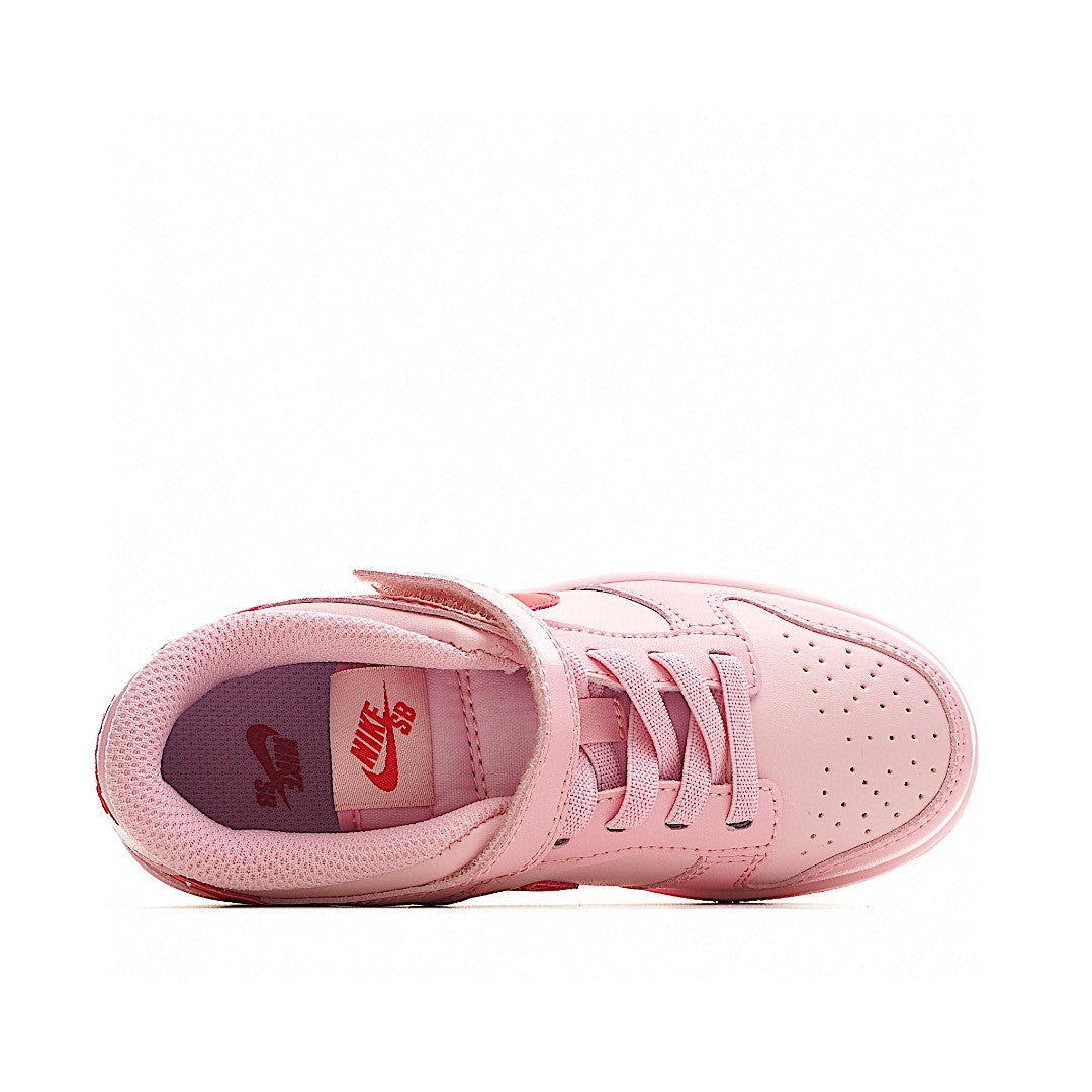 Kids Nike Dunk Low Triple Pink Red