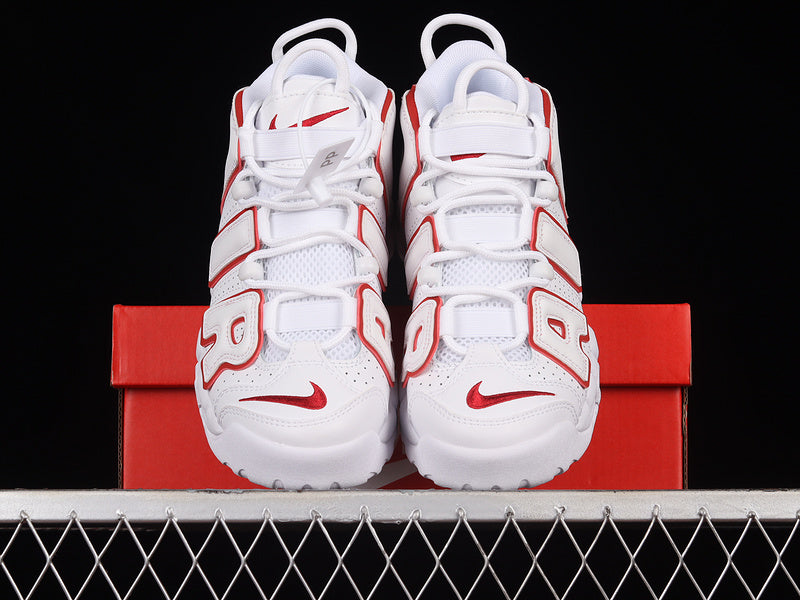 Air More Uptempo GS 2021 White-Varsity Red