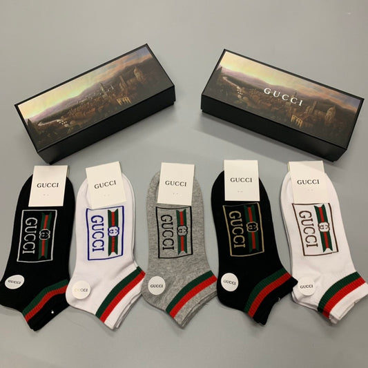 Gucci Low Socks 5 Pack