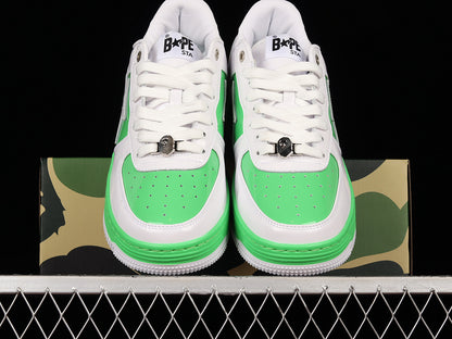 BAPE Bapesta  'White Green'