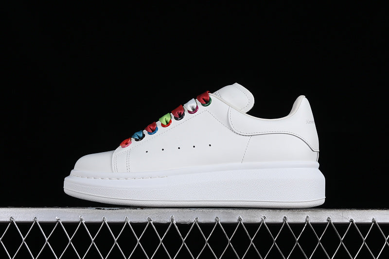 Alexander McQueen Oversized White-Multi-Color Laces