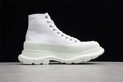 Alexander McQueen Tread Slick High Lace Up White