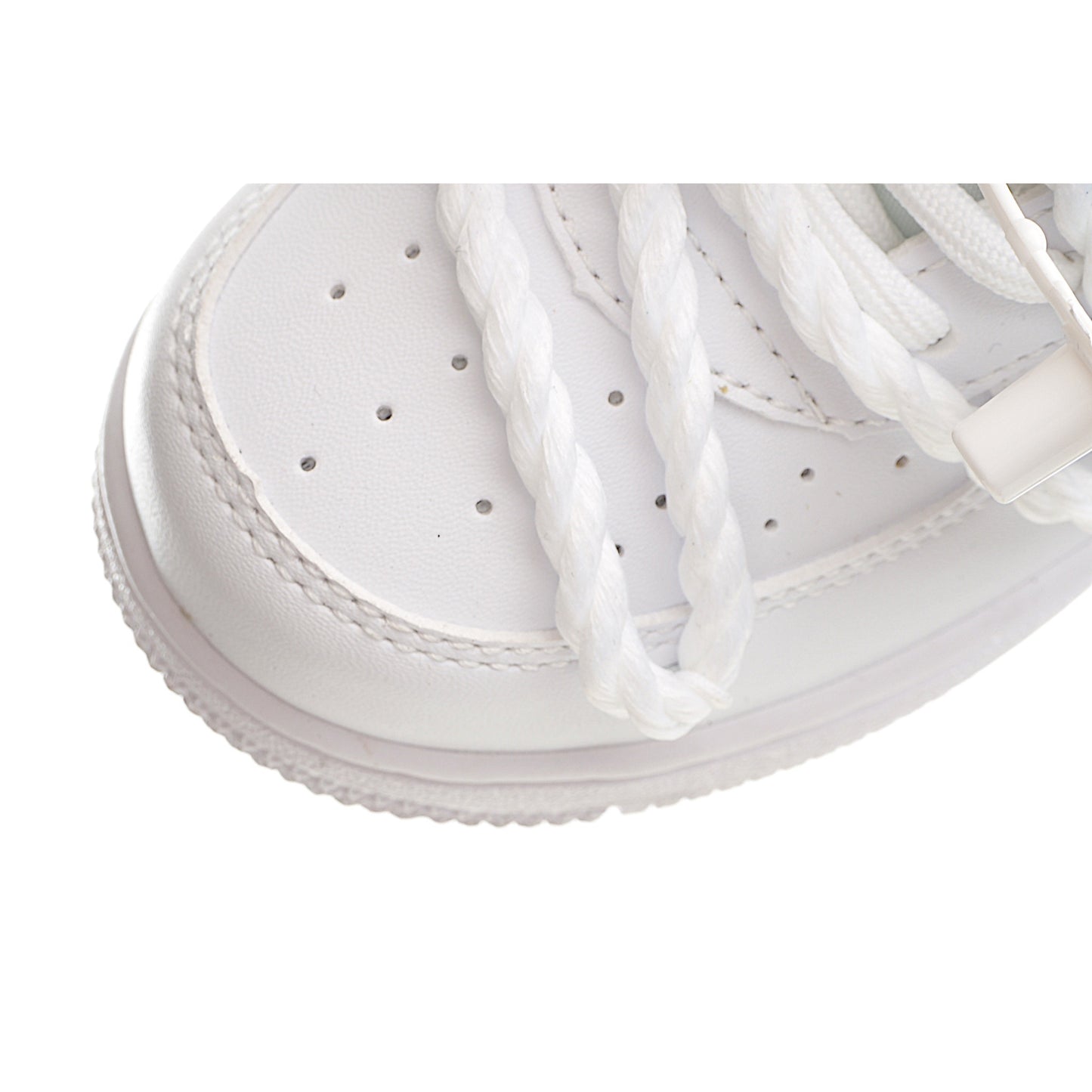 Kids Nike Air Force One White Double Laces