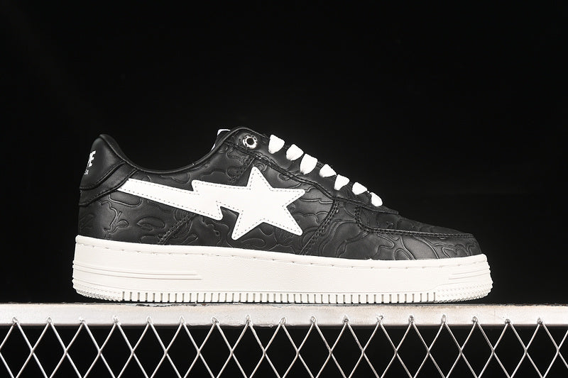 BAPE Bapesta #3 'Line White-Camo Black'