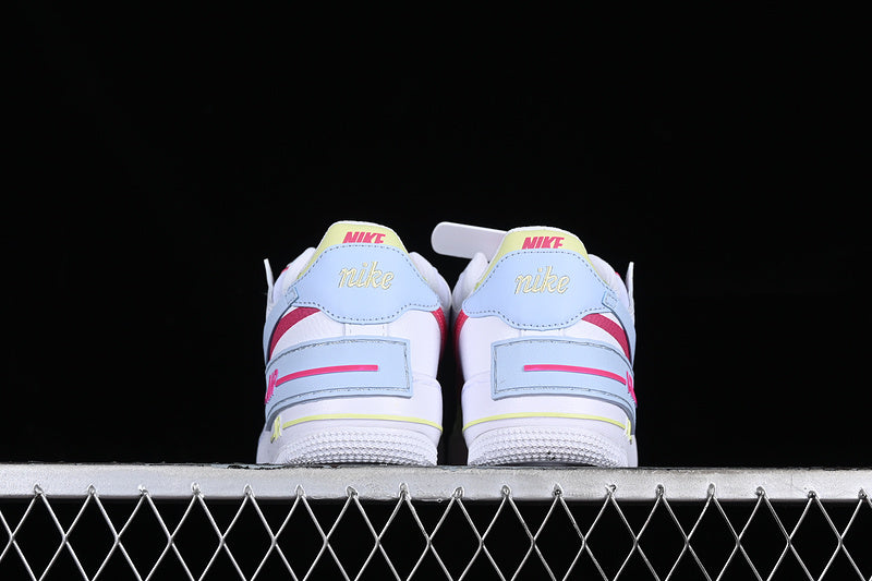 Air Force One Low  Shadow White/Pink/Blue-Yellow