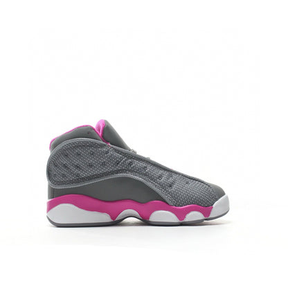 Kids Air Jordan Retro 13 'Grey Fusion Pink'