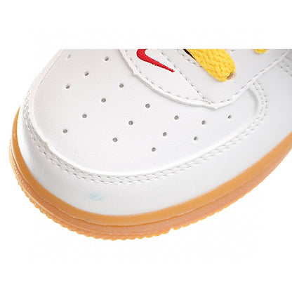 Kids Nike Air Force One White LV8 GS 'Go the Extra Smile'