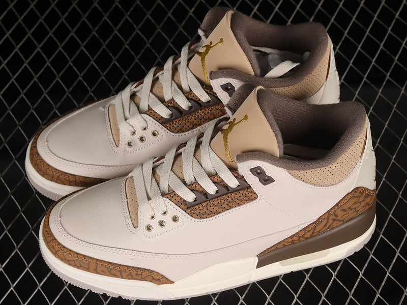 Air Jordan Retro 3 Light Orewood Brown/Metallic Gold-Light British Tan