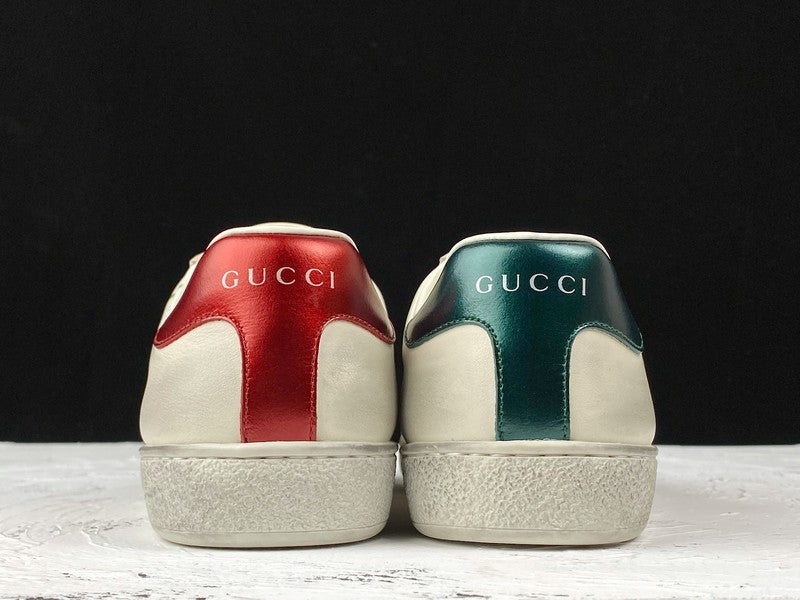 Gucci Ace 'Distressed ' Witte Red