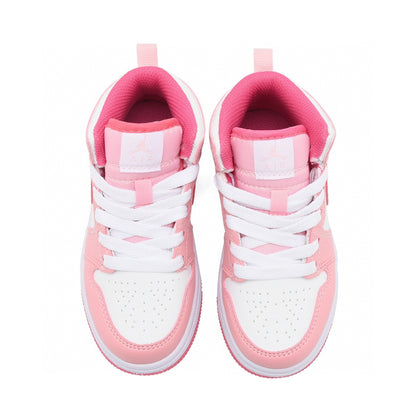 Kids Air Jordan 1 High  'White Light Pink'