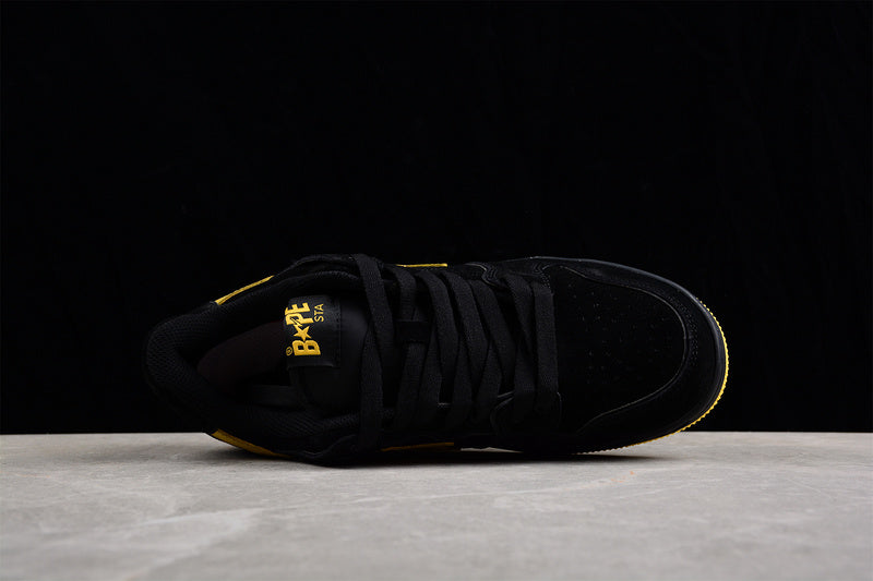 BATHING APE®  Sk8 Sta 'Black Electric Yellow'