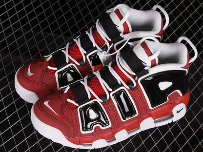 Air More Uptempo Bull's Varsity Red/White-Black