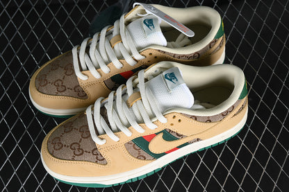 Sb Dunk X Gucci Brown/Green-Red