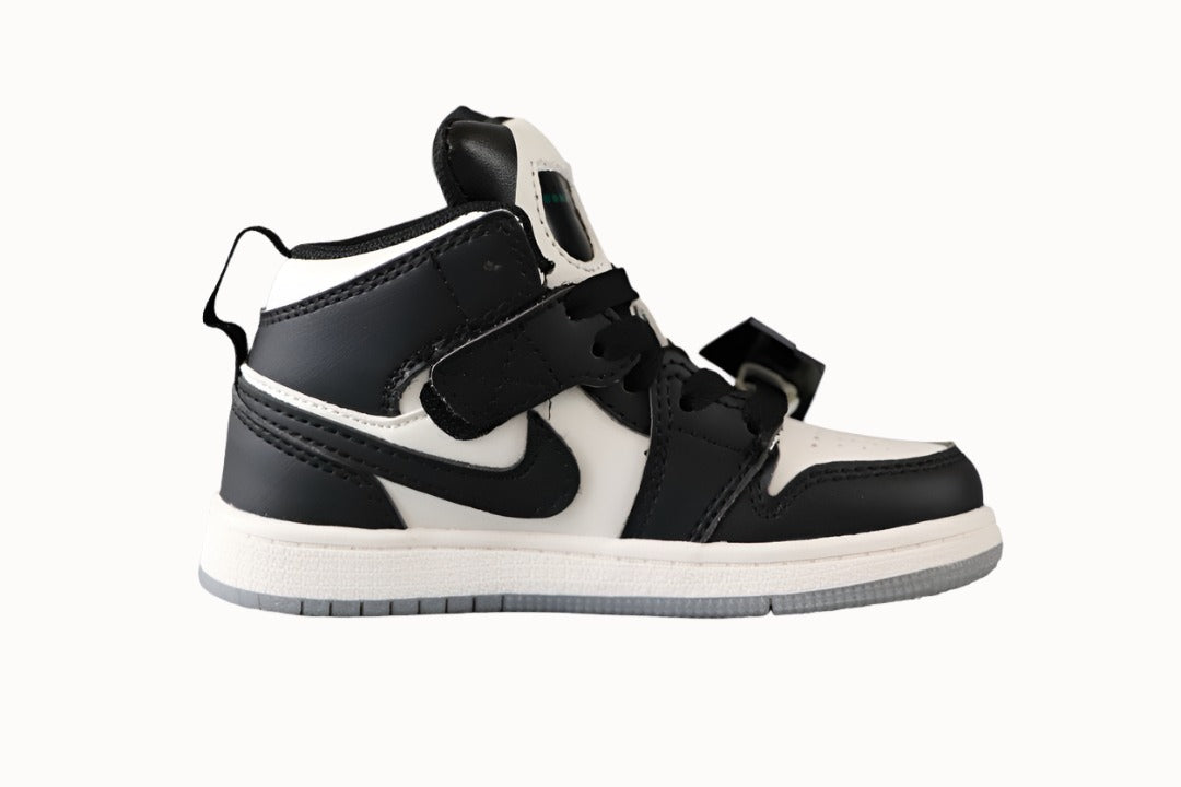 Kids Air Jordan 1 High  'Panda Black White'