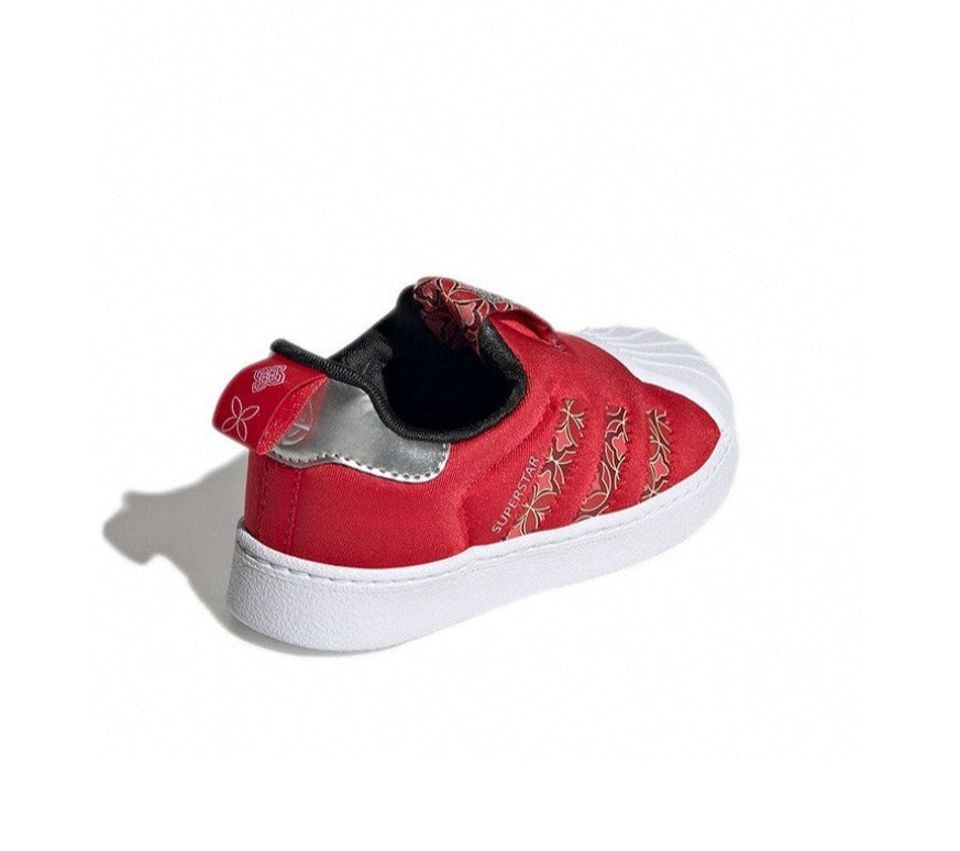 Kids Adidas Superstar Red White