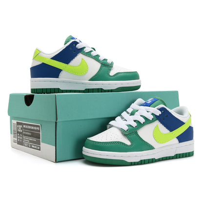 Kids Nike Dunk Low Stadium Green Game Royal