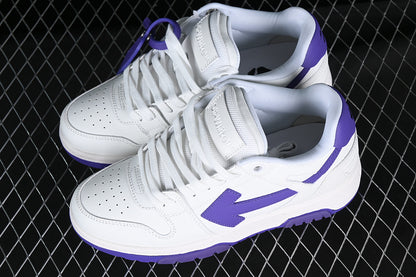 Off-White Out Of Office Calf Leather 'White Purple'