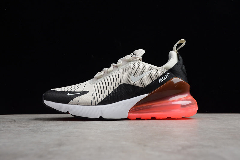 Air Max 270 Light Bone/White/Black-Hot Punch