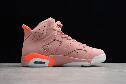 Air Jordan Retro 6 Aleali May Rust Pink-Bright Crimson