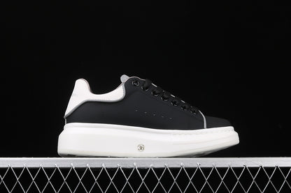 Alexander McQueen Oversized White-Black Border Grey