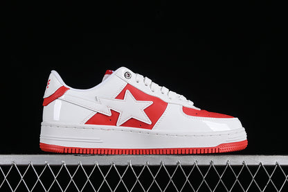 BAPE Bapesta #6 'Patent Leather Pack - Red'