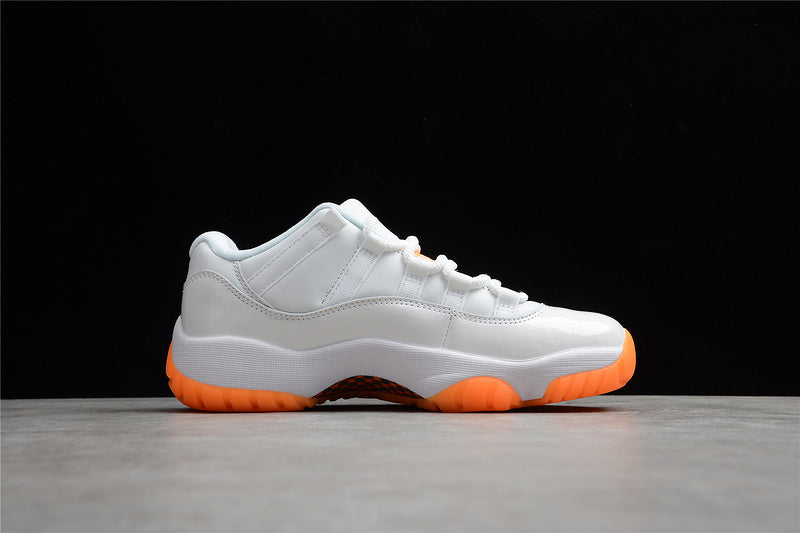 Air Jordan Retro 11 Low White/Bright Citrus