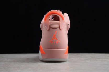 Air Jordan Retro 6 Aleali May Rust Pink-Bright Crimson