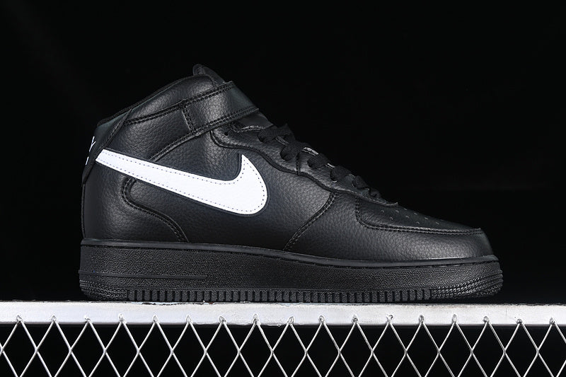 Air Force One Mid 07 Black-White