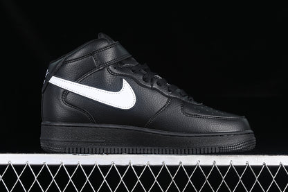 Air Force One Mid 07 Black-White