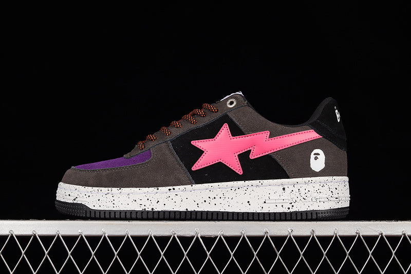 BAPE Bapesta #2 'Black-Pink'