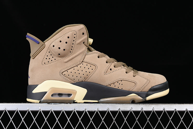 Air Jordan Retro 6 Gore-Tex Brown Kelp Brown-Black