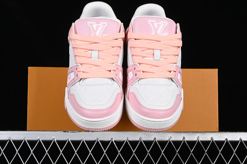 Louis Vuitton Trainer Pink Rose-White