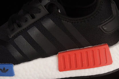 Adidas NMD R1 Core Black/White/Blue-Red