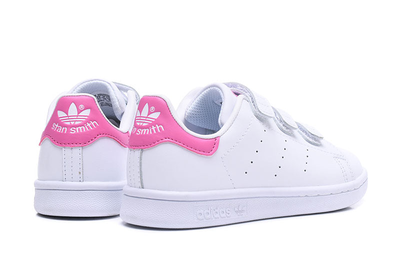 Kids Adidas Originals X Stan Smith Comfort White Pink