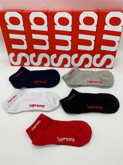 Supreme Low Socks 5 Pack