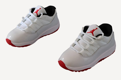 Kids Air Jordan Retro 11 Low ' White Red' (2012)