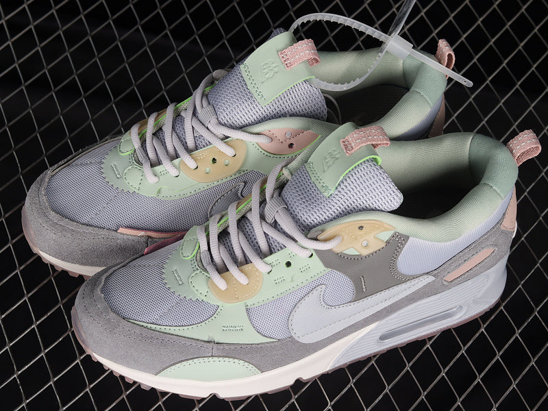 Air Max 90 Futura Light Grey/Green-Pink