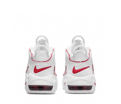 Kids Nike Uptempo White Varsity Red