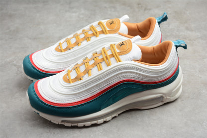 Air Max 97 TK By White/Green/Red-Gold