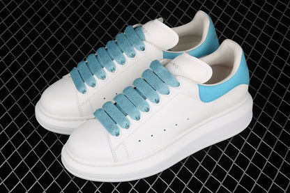 Alexander McQueen Oversized White-Sky Blue