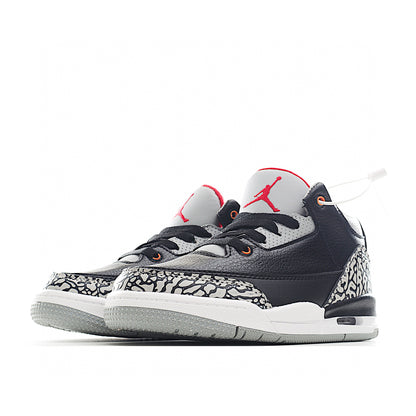 Kids Air Jordan Retro 3 'Black Cement'  '2011'