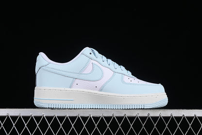 Air Force One Low White/Baby Blue