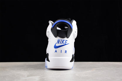 Air Jordan Retro 6 White/Blue-Black