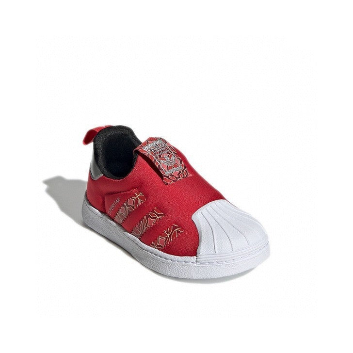 Kids Adidas Superstar Red White