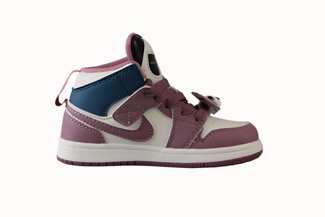 Kids Air Jordan 1 High  'Panda Pure Pink'