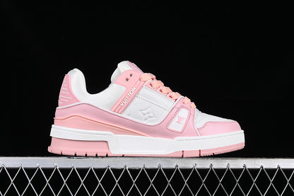 Louis Vuitton Trainer Pink Rose-White